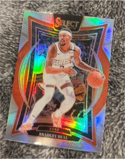 2024-25 Panini Select #12 Bradley Beal Silver Prizm Phoenix Suns — front