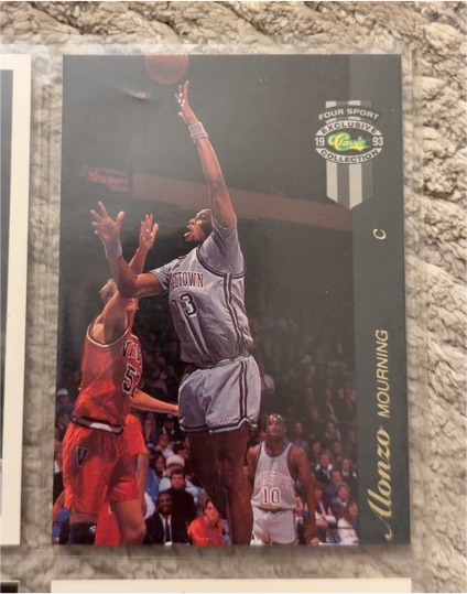 1993 Classic Four Sport McDonald's #27 Alonzo Mourning — front