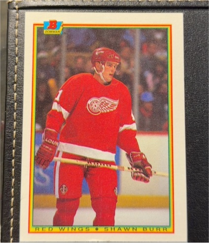 1990-91 Bowman #232 Shawn Burr — front