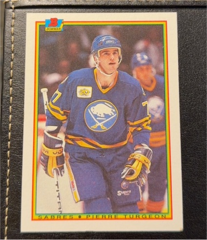 1990-91 Bowman #241 Pierre Turgeon — front