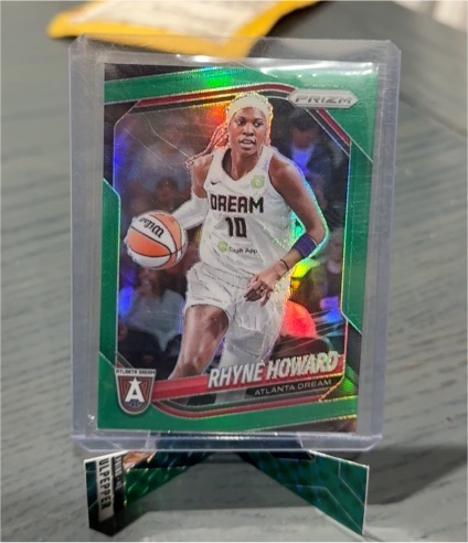 2025 Panini Prizm WNBA #10 Rhyne Howard Green Prizm — front
