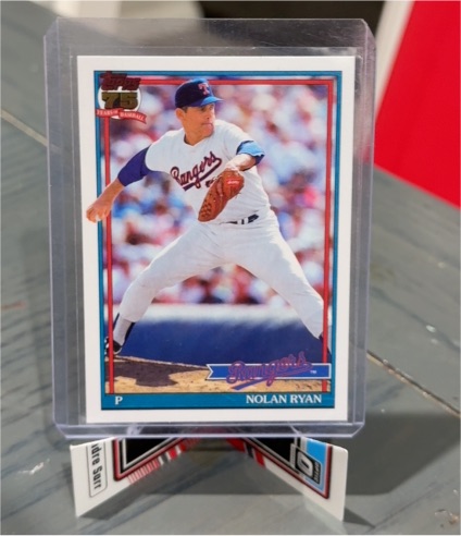 1991 Topps #T91-97 Nolan Ryan — front