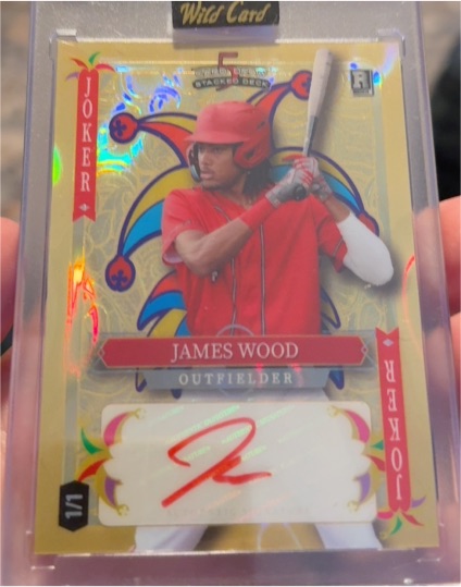 2024 Wild Card 5 Card Draw Stacked Deck Joker #Joker James Wood — front