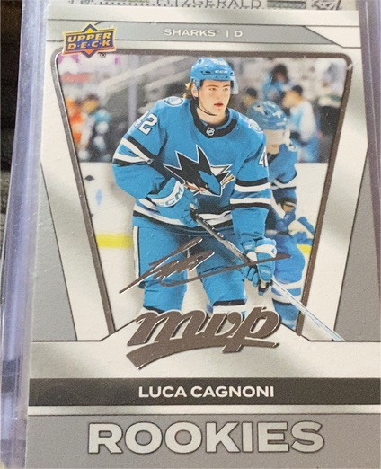 2025-26 Upper Deck MVP #245 Luca Cagnoni — front