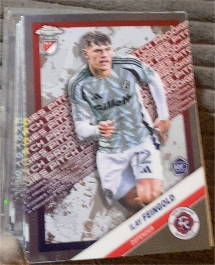 2025 Topps Chrome MLS Pitch Prodigies #197 Ilay Feingold — front