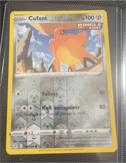 2021 Pokémon TCG Fusion Strike #191 Cufant — front