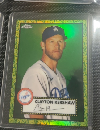 2021 Topps Chrome Platinum Anniversary #205 Clayton Kershaw — front