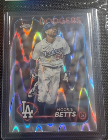 2024 Topps Chrome #296 Mookie Betts — front