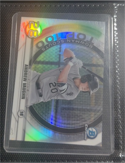 2020 Bowman Chrome Scouts Top 100 #BTP-28 Andrew Vaughn — front