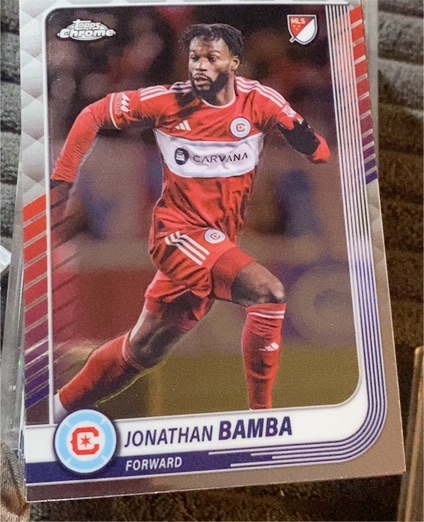 2025 Topps Chrome MLS #175 Jonathan Bamba — front