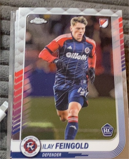 2025 Topps Chrome MLS #96 Ilay Feingold — front