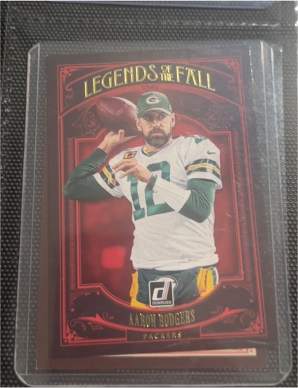 2020 Panini Donruss Legends of the Fall #LF-AR Aaron Rodgers — front