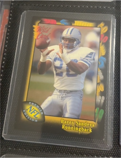 1991 Wild Card #89 Barry Sanders — front