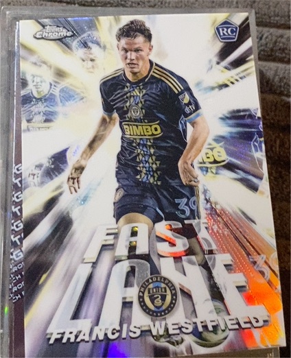 2025 Topps Chrome MLS #FL-26 Francis Westfield Fast Lane — front
