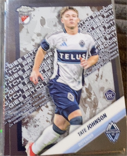 2025 Topps Chrome MLS Pitch Prodigies #189 Tate Johnson — front