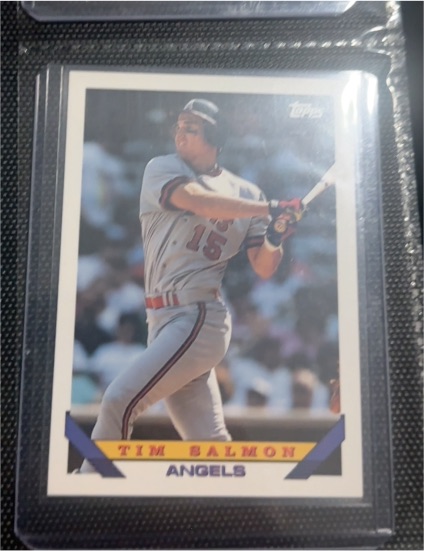 1993 Topps #20 Tim Salmon — front