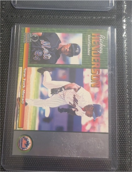 1999 Pacific Omega #153 Rickey Henderson — front