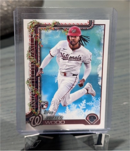 2025 Topps Holiday #H94 James Wood — front