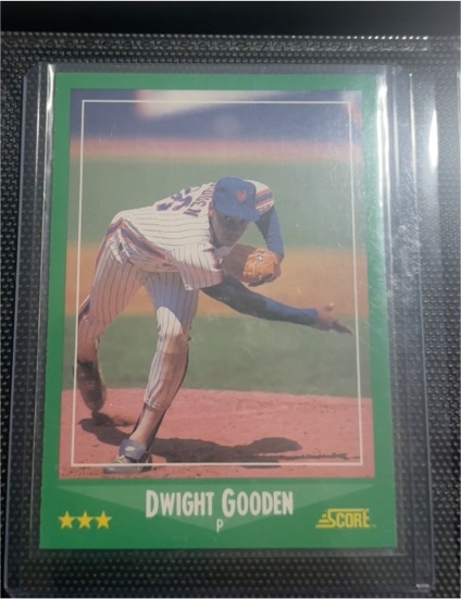 1988 Score #350 Dwight Gooden — front