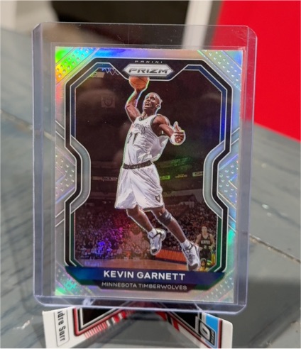 2020-21 Panini Prizm #187 Kevin Garnett Silver Prizm — front