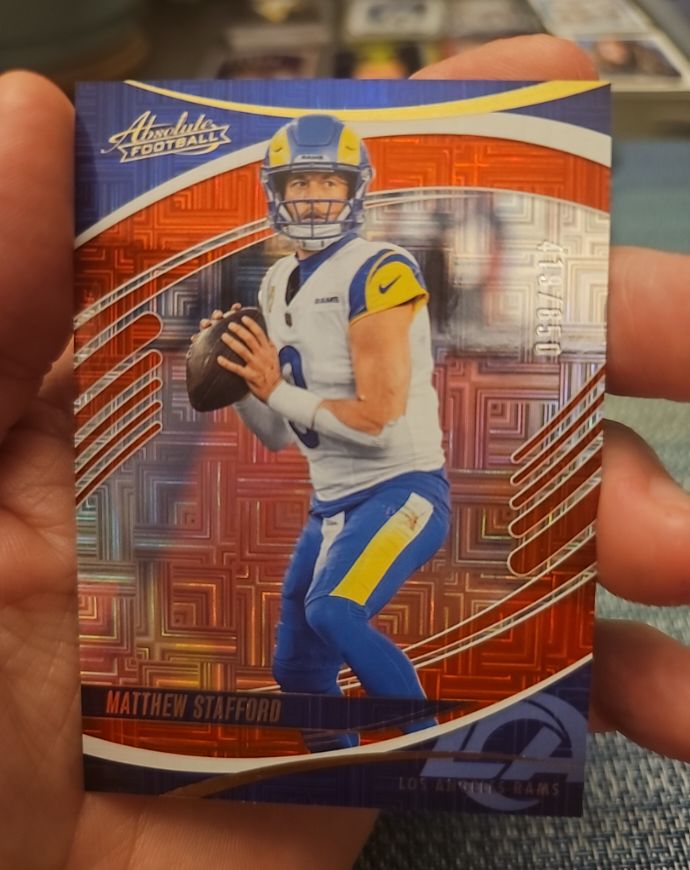 2025 Panini Absolute #42 Matthew Stafford — front