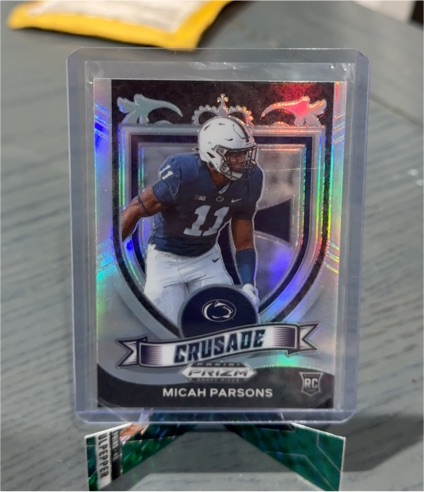 2021 Panini Prizm Draft Picks Crusade #175 Micah Parsons — front