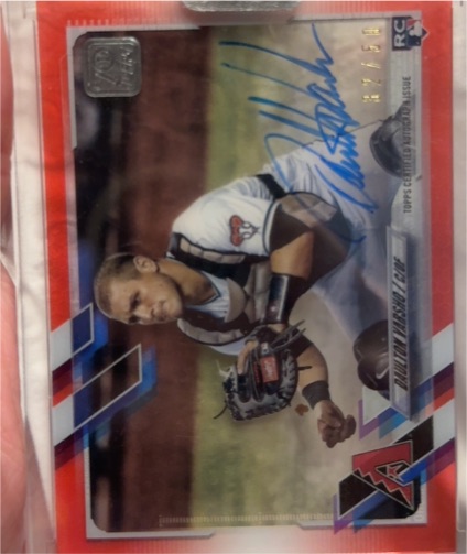 2021 Topps Clearly Authentic Autographs #CAA-DV Daulton Varsho — front