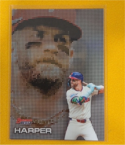 2025 Bowman's Best #P-24 Bryce Harper Pixel Portraits — front