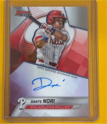 2025 Bowman Best #B25-DN Dante Nori — front
