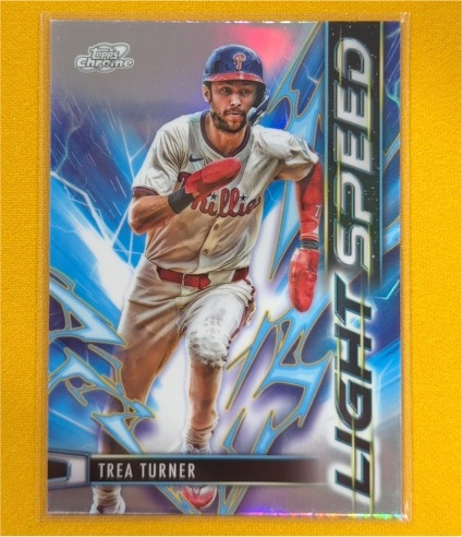 2025 Topps Cosmic Chrome #LS-8 Trea Turner Light Speed — front