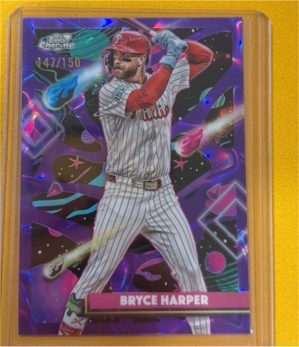 2025 Topps Chrome Cosmic #200 Bryce Harper — front