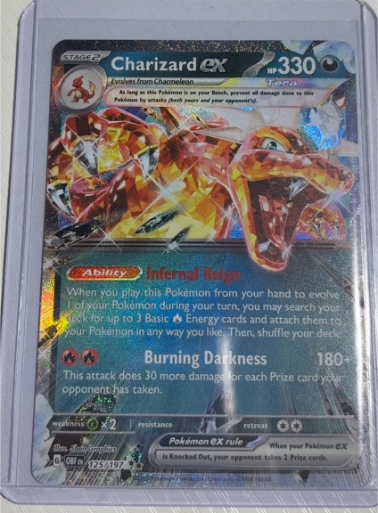 2023 Pokémon SV03: Obsidian Flames #125 Charizard ex — front