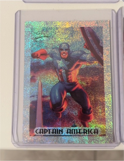 1994 Marvel Masterpieces #1 Captain America — front