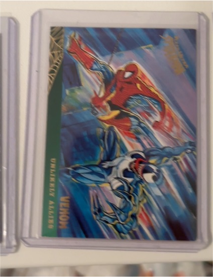 1995 Fleer Ultra Spider-Man #134 Venom Unlikely Allies — front