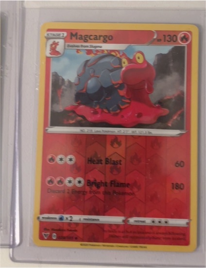 2020 Pokémon TCG SWSH04: Vivid Voltage #028 Magcargo — front