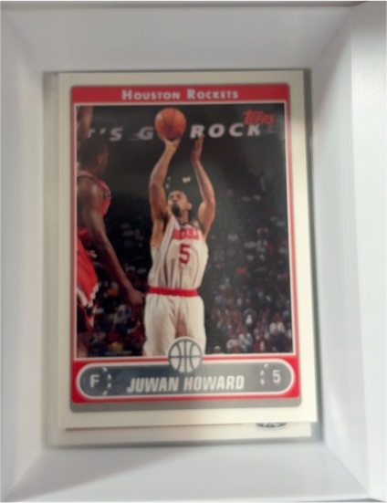 2006-07 Topps #111 Juwan Howard Houston Rockets — front
