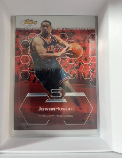 2002-03 Topps Finest #53 Juwan Howard Denver Nuggets — front