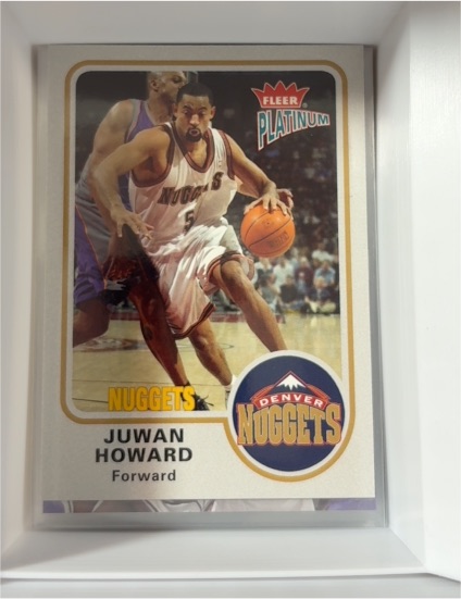 2002 Fleer Platinum #40 Juwan Howard — front