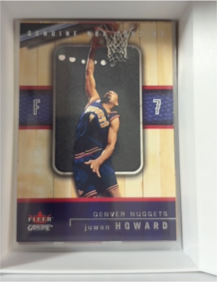 2002-03 Fleer Genuine #40 Juwan Howard — front