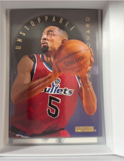 1995-96 SkyBox E-XL Unstoppable #20 Juwan Howard — front