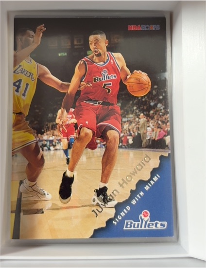 1996-97 Hoops #170 Juwan Howard Washington Bullets — front