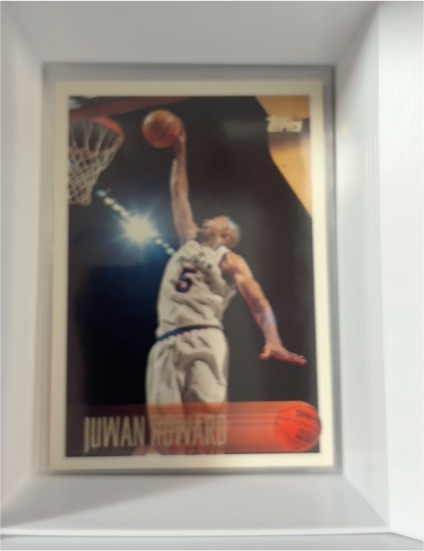 1996-97 Topps #137 Juwan Howard Washington Bullets — front