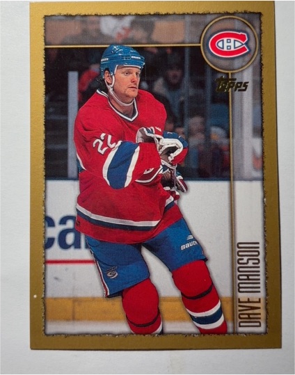 1998-99 Topps #165 Dave Manson — front