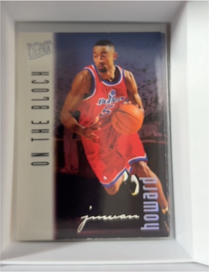 1996-97 Fleer Ultra #127 Juwan Howard On The Block — front
