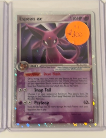 2005 Pokemon EX Unseen Forces #102 Espeon ex — front