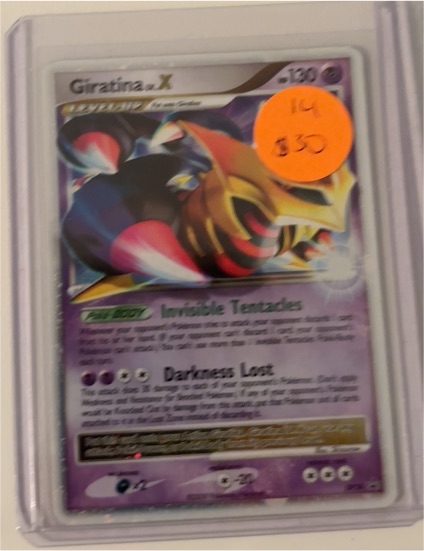 2009 Pokémon Giratina LV.X #DP38 — front