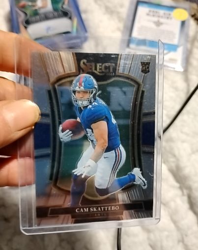 2025 Panini Select #195 Cam Skattebo Premier Level Rookie — front