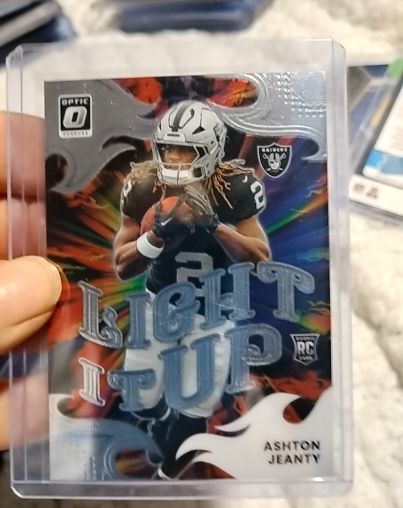 2025 Panini Donruss Optic #2 Ashton Jeanty Light It Up — front