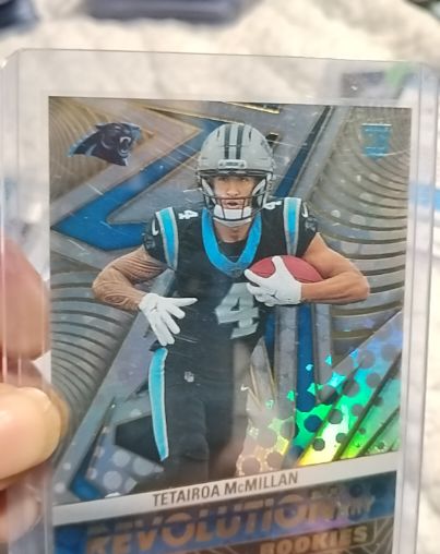 2025 Panini Revolution #12 Tetairoa McMillan Revolutionary Rookies — front