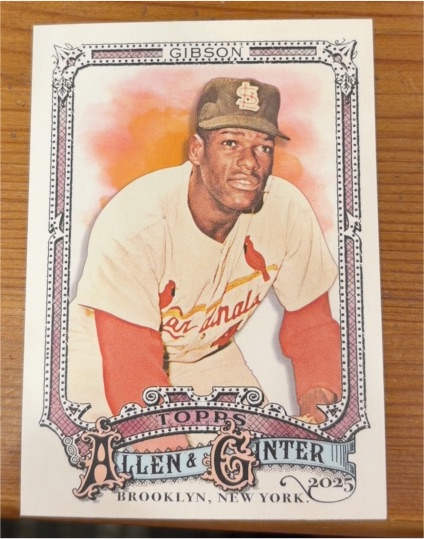 2025 Topps Allen & Ginter #61 Bob Gibson — front